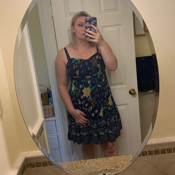 Blue floral dress - Picture 1 of 5